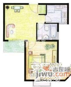 三湘四季花城紫薇苑1室1厅1卫116㎡户型图