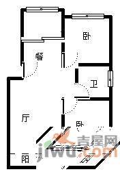 康泰新城2室2厅2卫133㎡户型图