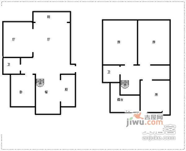 金沙嘉年华4室3厅2卫218㎡户型图