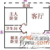 龙柏五村2室2厅1卫78㎡户型图