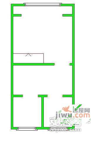 文兰小区1室1厅1卫48㎡户型图