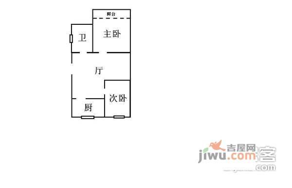 文兰小区2室1厅1卫148㎡户型图