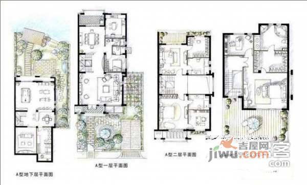 沿海丽水馨庭5室4厅5卫250㎡户型图