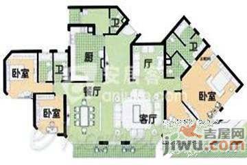 嘉里华庭二期5室3厅4卫334㎡户型图