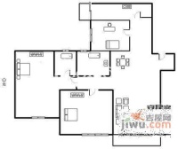 嘉里华庭二期2室2厅2卫147㎡户型图