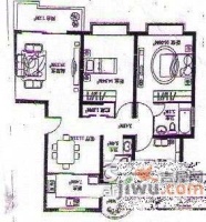 中鼎豪园4室2厅2卫161㎡户型图