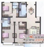 春江锦庐3室2厅2卫137㎡户型图