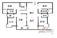 静安晶华园4室2厅3卫231㎡户型图