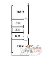 罗秀三村2室1厅1卫71㎡户型图