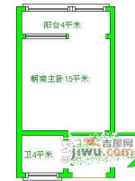 罗秀三村1室0厅1卫户型图