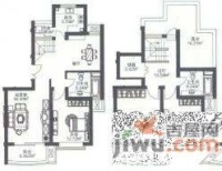 宝华现代城5室3厅3卫180㎡户型图
