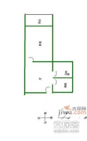 东兰雅苑1室1厅1卫53㎡户型图