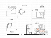 颛溪五村3室1厅1卫117㎡户型图