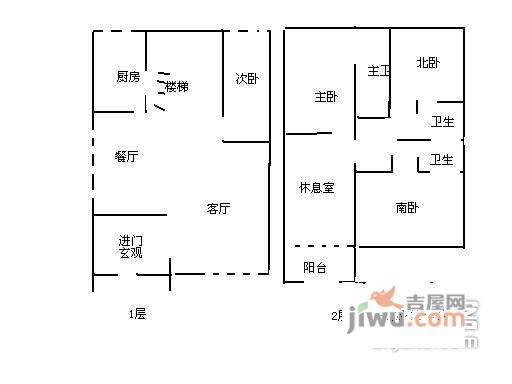 御翠豪庭5室3厅5卫415㎡户型图