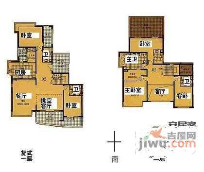 御翠豪庭6室3厅4卫410㎡户型图