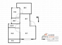 万科白马花园2室2厅1卫100㎡户型图