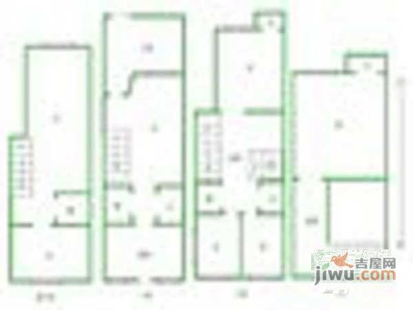 万科白马花园4室2厅3卫225㎡户型图