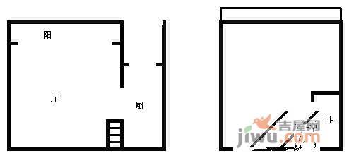 梧桐城邦1室2厅1卫74㎡户型图