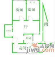 恒大华城东林苑3室1厅1卫99㎡户型图