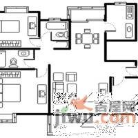 九亭明珠苑3室2厅3卫194㎡户型图