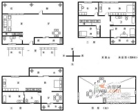 九亭明珠苑4室3厅3卫243㎡户型图