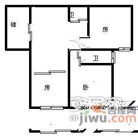 逸流公寓一期5室2厅3卫275㎡户型图