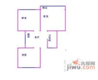 梅陇四村3室1厅1卫123㎡户型图