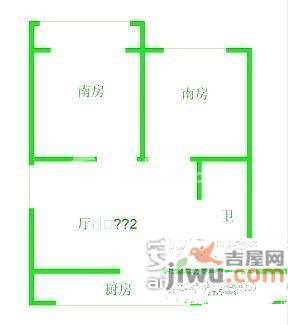 真光新村第二小区2室1厅1卫65㎡户型图