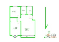 金玉苑2室1厅1卫85㎡户型图