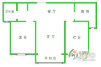 上海欣苑西班牙名园2室1厅1卫134㎡户型图