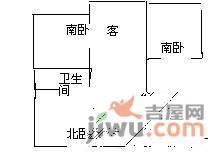 大华水岸蓝桥3室2厅1卫115㎡户型图