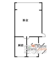 海申花园1室1厅1卫户型图