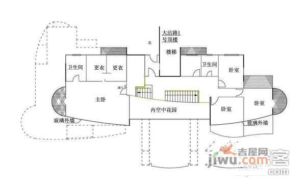 中凯城市之光6室3厅4卫399㎡户型图