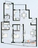 中凯城市之光3室2厅2卫980㎡户型图