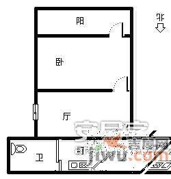 中凯城市之光1室1厅1卫82㎡户型图