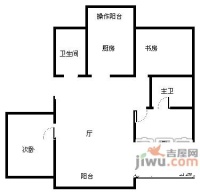 真源小区3室2厅2卫151㎡户型图