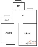 彭浦新村2室1厅1卫95㎡户型图