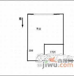 世纪之门1室0厅1卫36㎡户型图