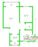 上海阳城2室2厅2卫98㎡户型图
