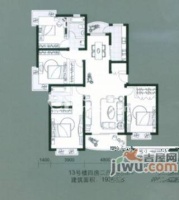 元丰天山花园4室2厅2卫户型图