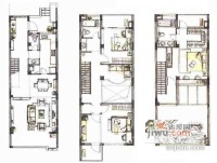 徐汇新城4室2厅3卫287㎡户型图