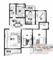 白雪公主4室2厅3卫160㎡户型图