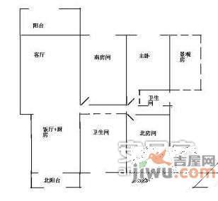 中星海上名庭4室2厅2卫129㎡户型图