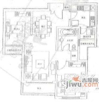 枫景苑2室2厅1卫97㎡户型图