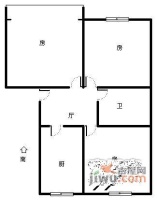 杉林新月家园3室1厅1卫119㎡户型图