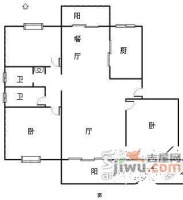 上海春天3室2厅2卫139㎡户型图