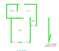 上海春天1室1厅1卫户型图