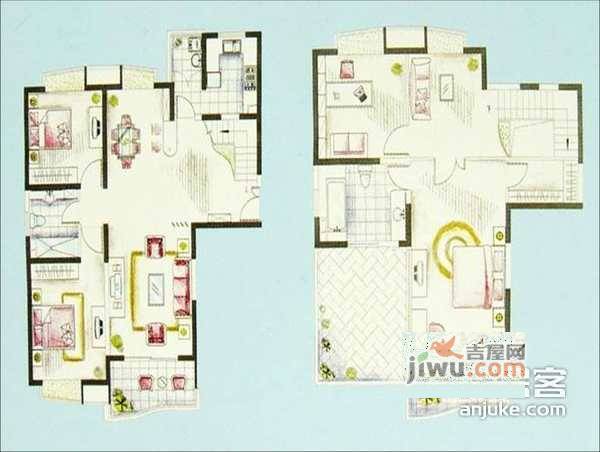 大华清水湾花园4室3厅2卫199㎡户型图