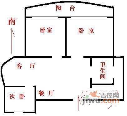 上海苏堤春晓名苑3室2厅1卫131㎡户型图