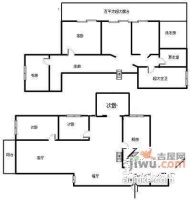 三和花园5室2厅3卫256㎡户型图